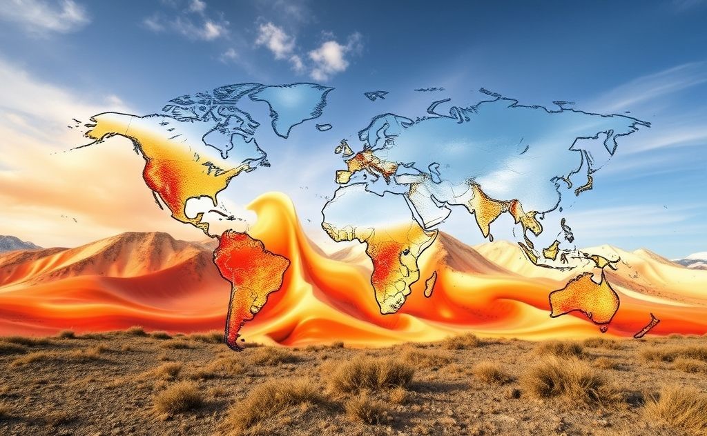 Seasonal temperature changes worldwide impacts climate