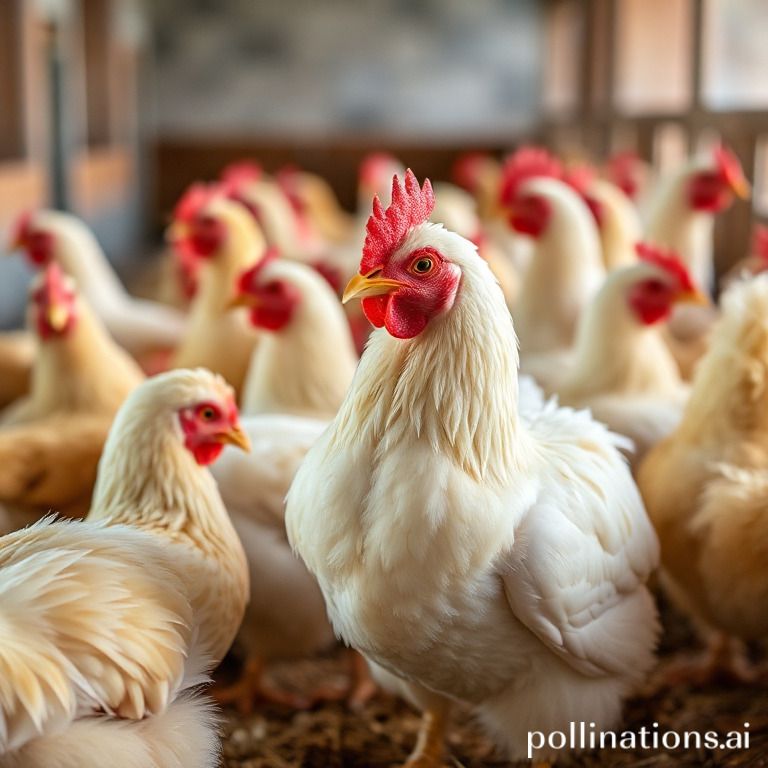 Chickens' sleep patterns.