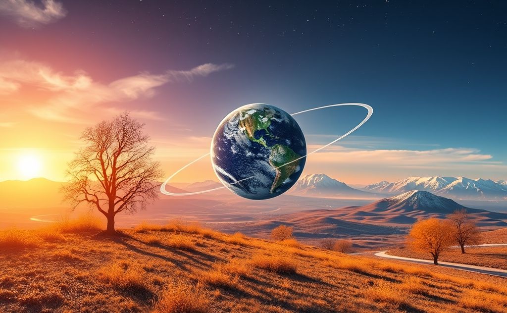 Seasons change temperature with Earth's tilt and orbit