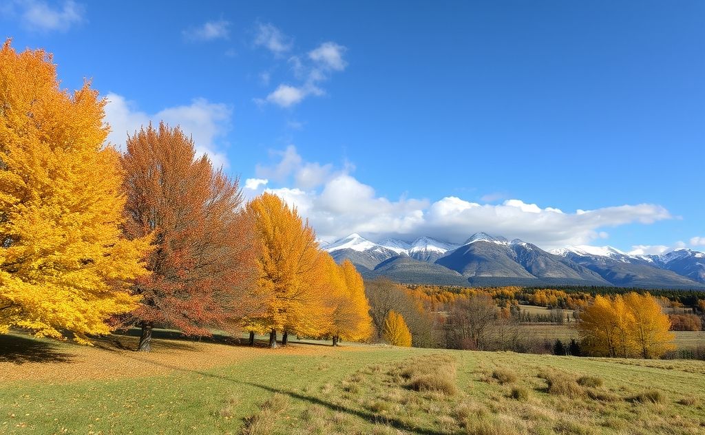 Seasons changing with temperature variations