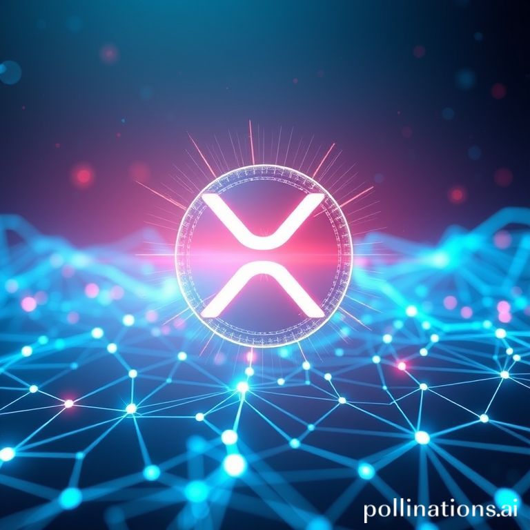 Grafik harga XRP yang dinamis, menunjukkan potensi penguncian 8 miliar token oleh Axelar dan Flare, memicu 'supply shock' kripto.