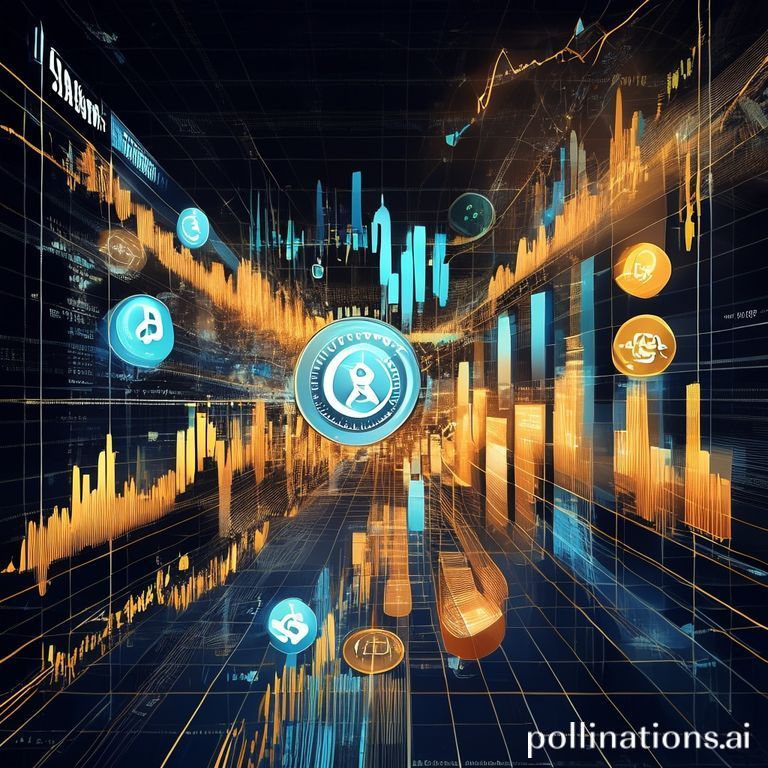 Grafik kripto naik, ikon stablecoin, dan simbol aset tokenisasi mewakili proyeksi pertumbuhan pesat Coinbase di tahun 2026.