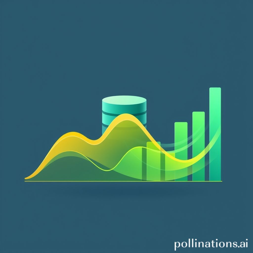 Sebuah representasi abstrak dari data yang bergerak cepat, mungkin dengan simbol database di tengah dan panah yang menunjukkan peningkatan kecepatan atau efisiensi. Warna biru dan hijau dominan untuk efek teknologi dan pertumbuhan. Dapat juga menampilkan ikon roda gigi atau optimasi di samping diagram visualisasi data.