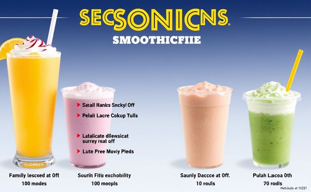 Secret Menu Smoothie Options at Sonic