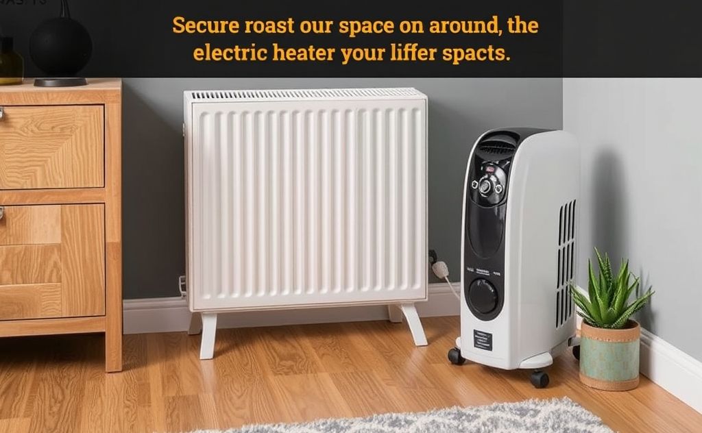 Secure your space around the electric heater safely