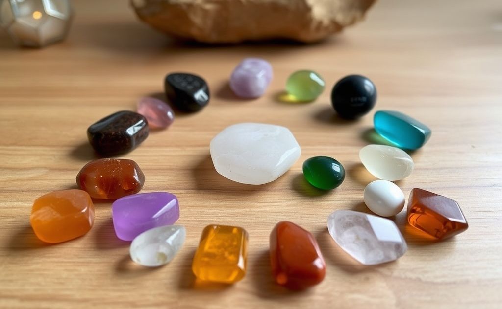 Selecting chakra stones for meditation practice