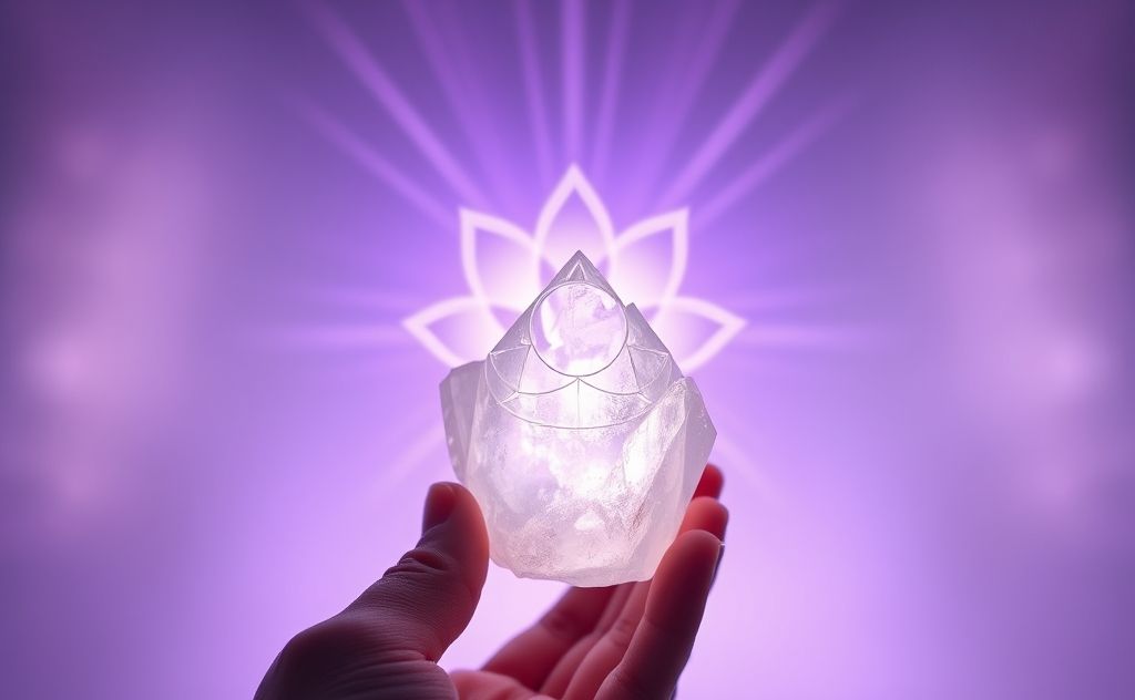 Selenite's connection to the crown chakra