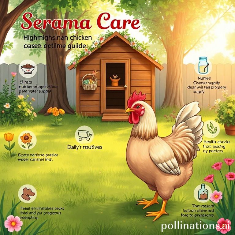 Serama chicken care tips