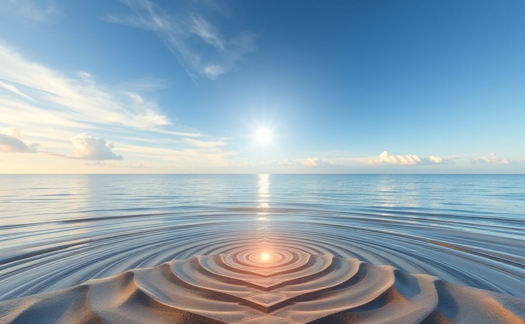 Serene energy flow through balanced chakras