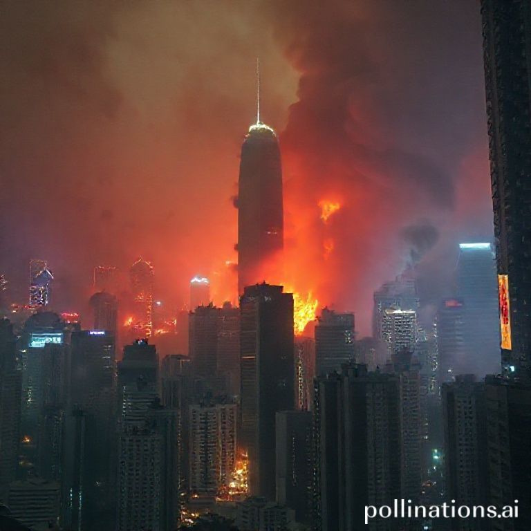 Hong Kong : L'effondrement systémique officialisé par le brasier. Le bambou, métaphore de la fragilité d'un système à bout de souffle ?