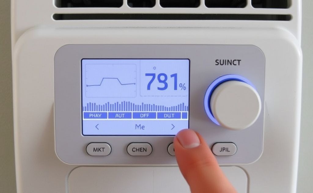 Set heater programming intervals for efficiency