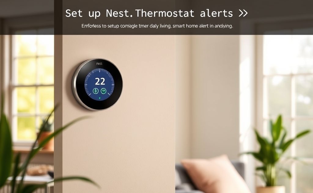 Set up Nest Thermostat alerts easily