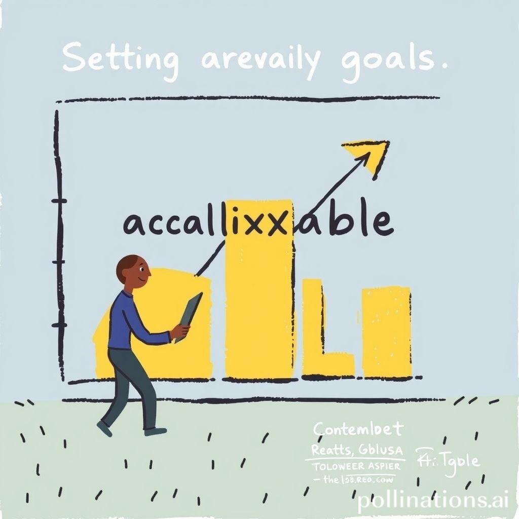 Setting achievable goals