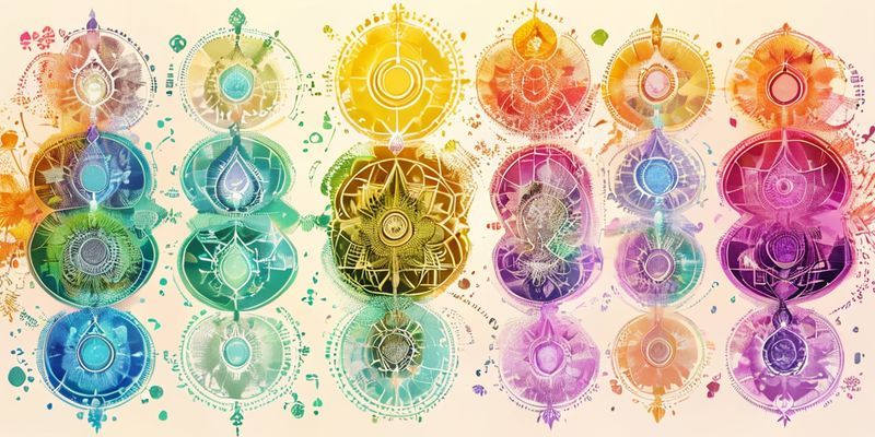 Yedi Renkli Çakra Sistemi