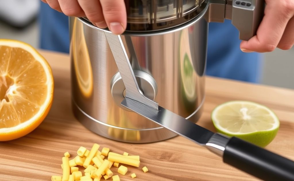 Sharpening a Champion Juicer Blade for optimal use