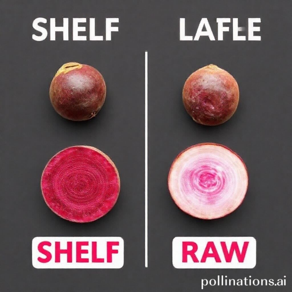 Comparison of shelf life: Cooked vs Raw Beets