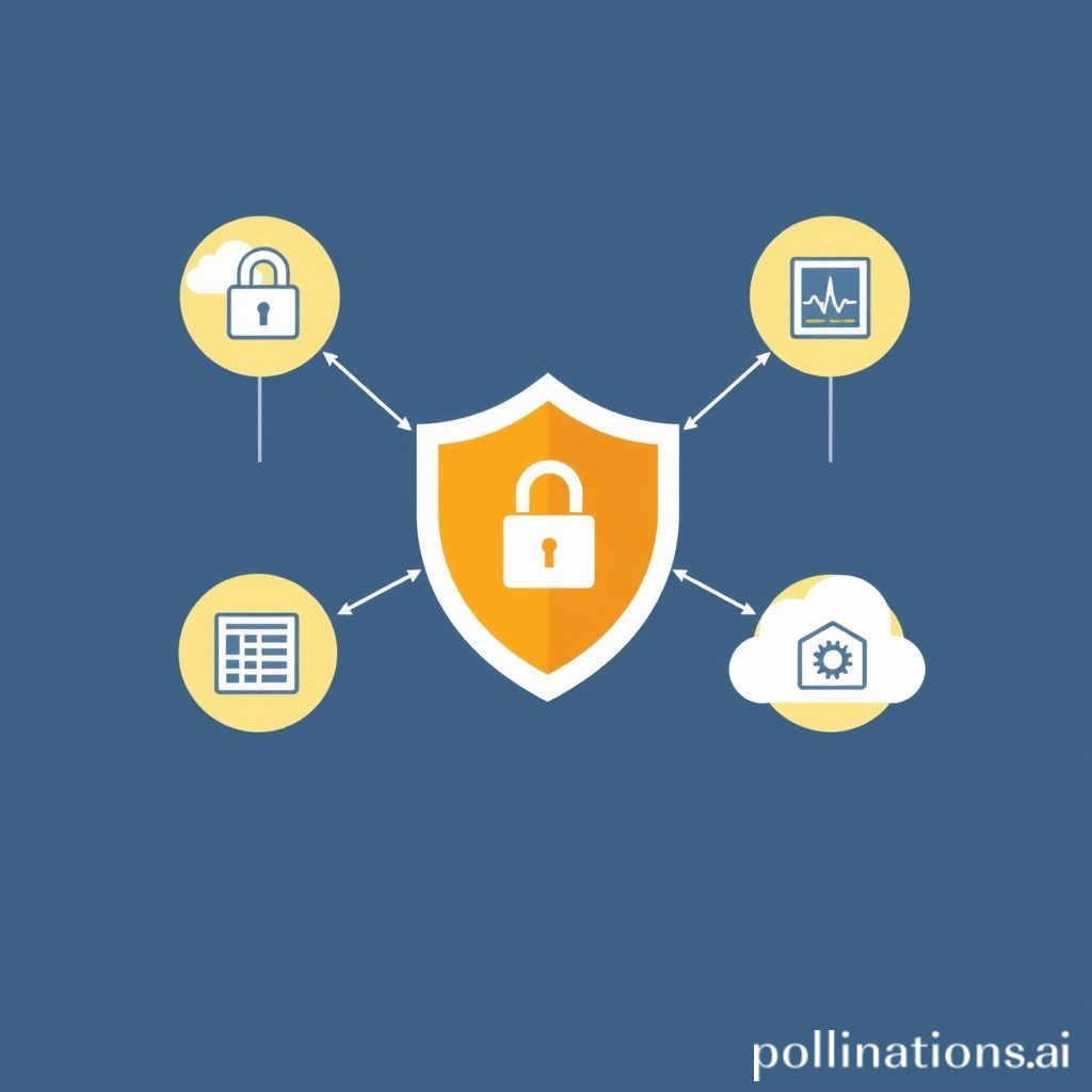 AI-generated security and compliance visualization