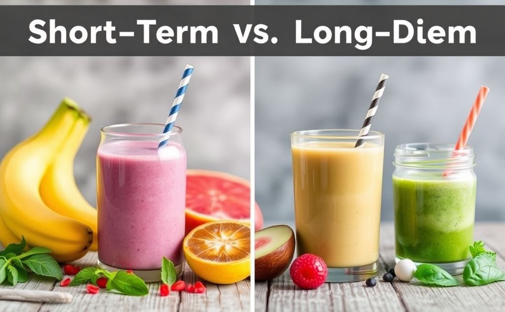 Short-Term vs Long-Term Smoothie Diet Effects