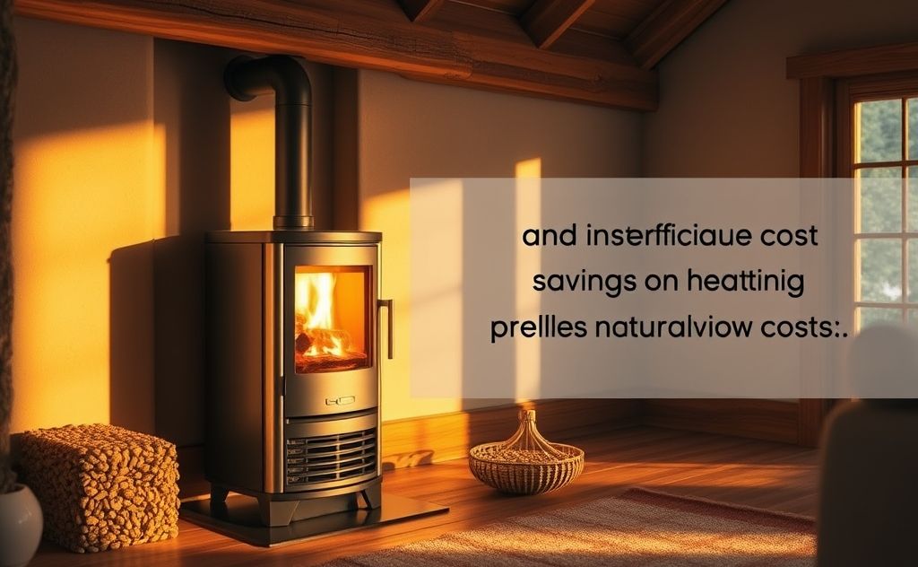 Significant cost savings with pellet stoves