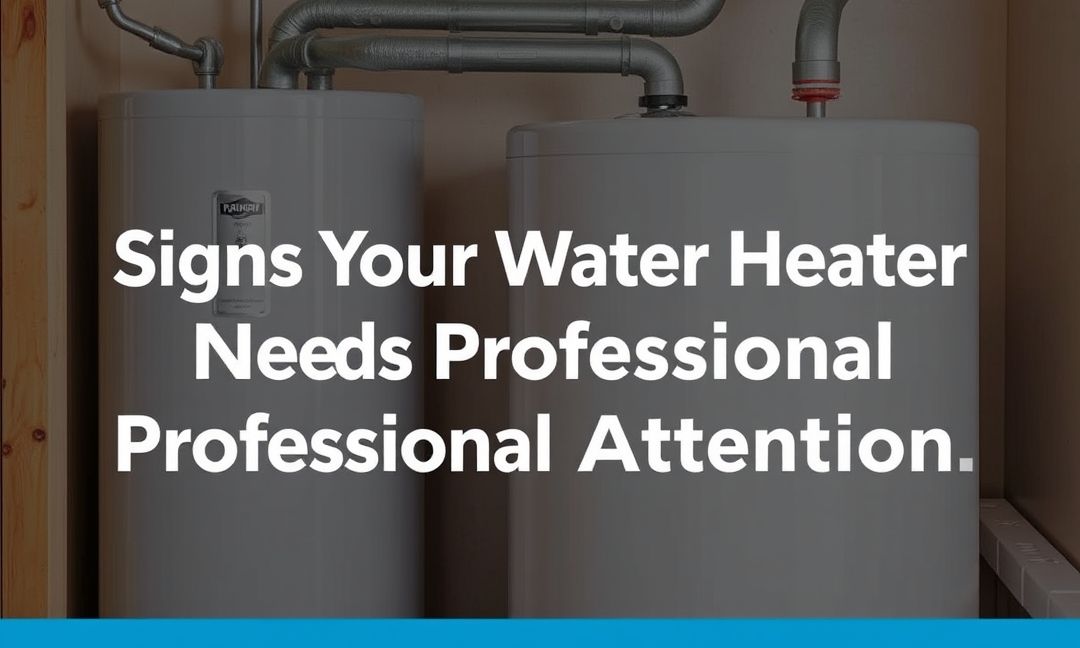 Signs Your Water Heater Needs Professional Attention