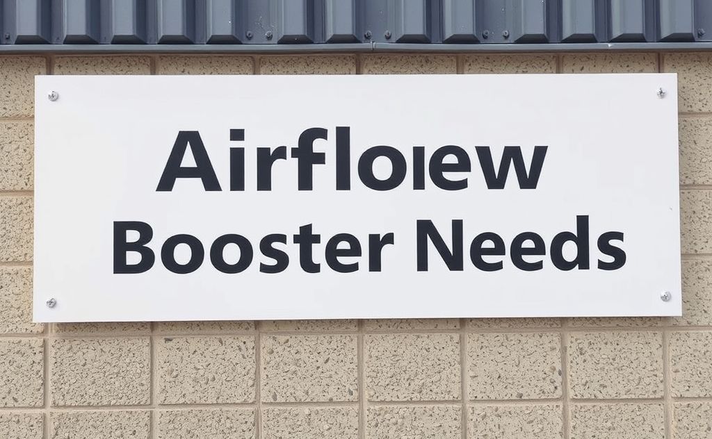 Signs for Airflow Booster Needs HVAC Solutions