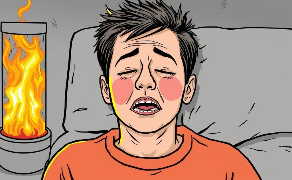 Signs of Dry Mouth from Space Heaters