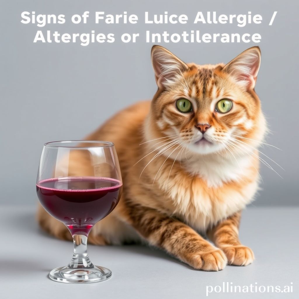 Grape Juice Allergies in Cats: Signs and Solutions