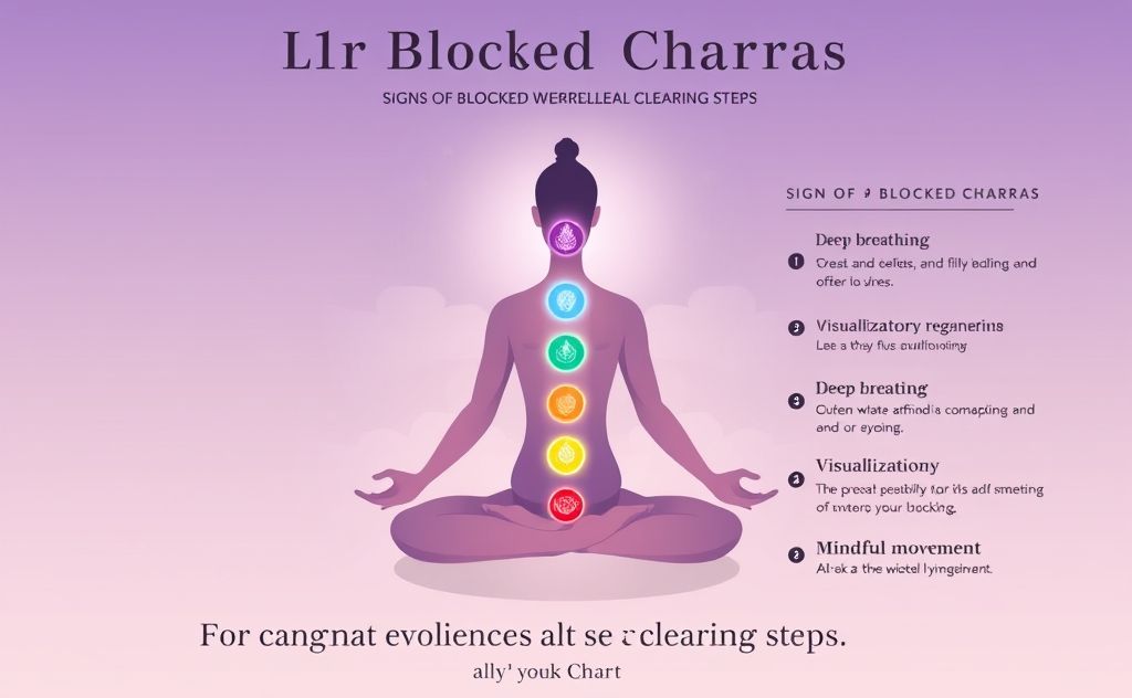 Signs of blocked chakras need clearing steps