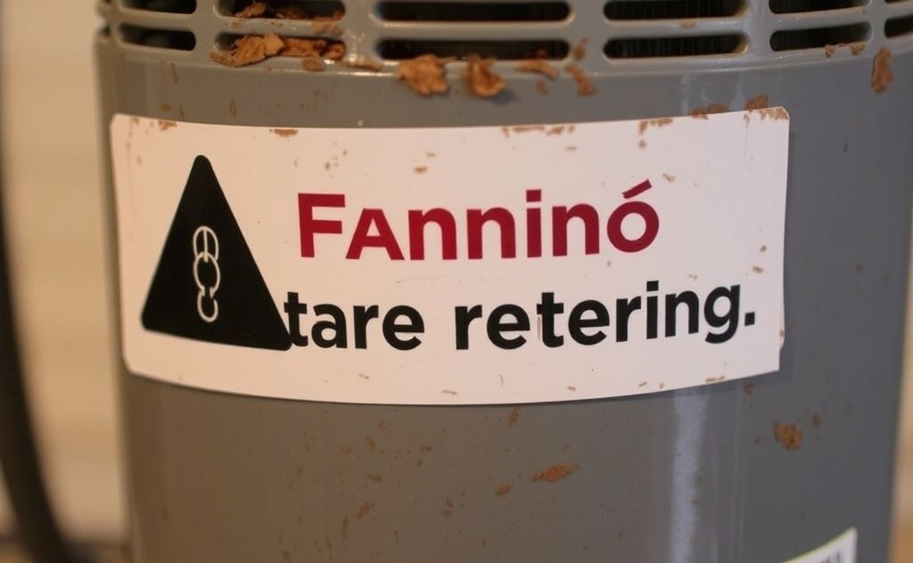 Signs of failing space heater performance