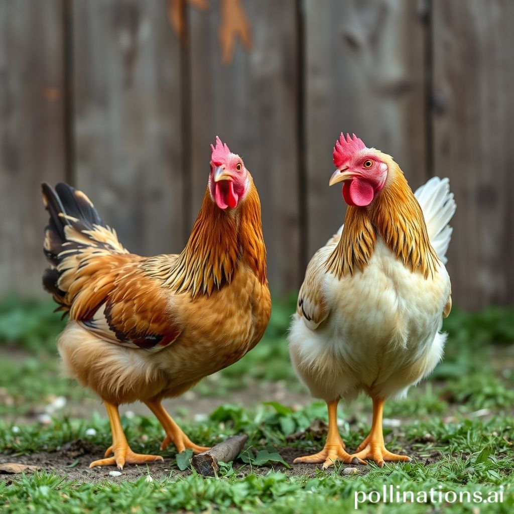 Hungry chickens; malnourished consequences.