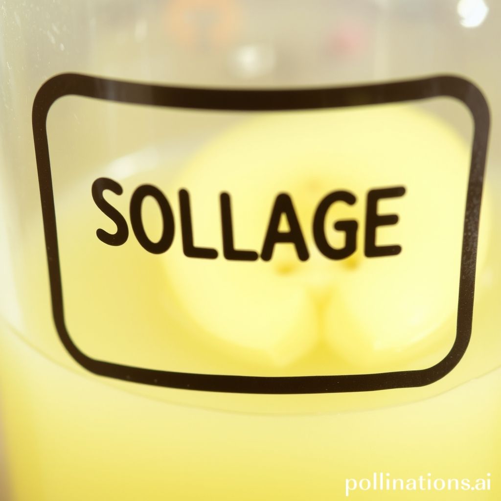 Spoilage signs in fresh apple juice