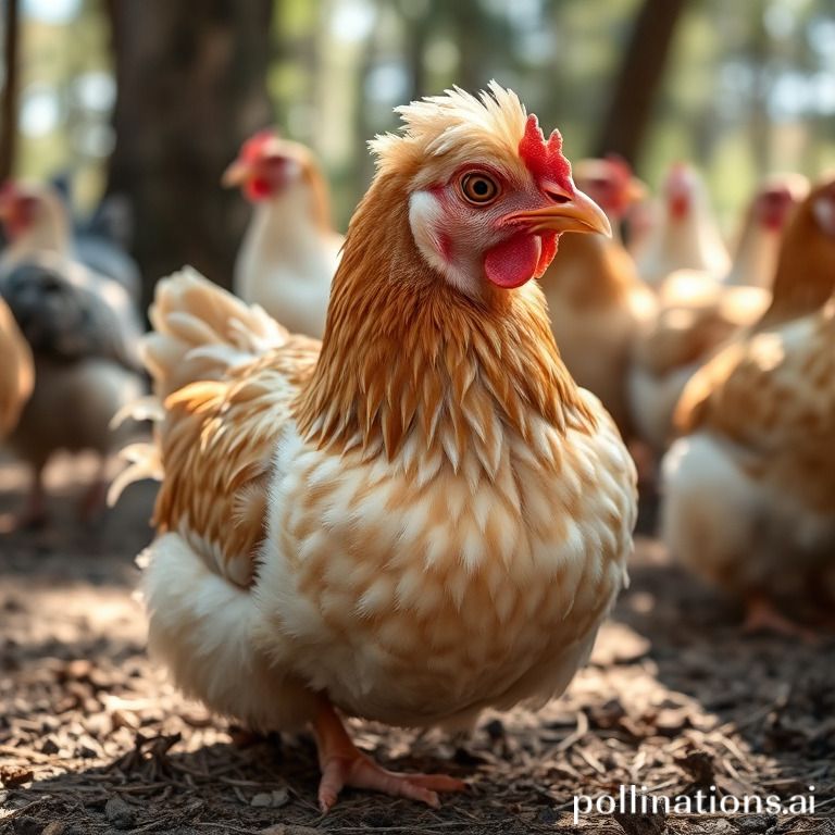 Chicken squatting