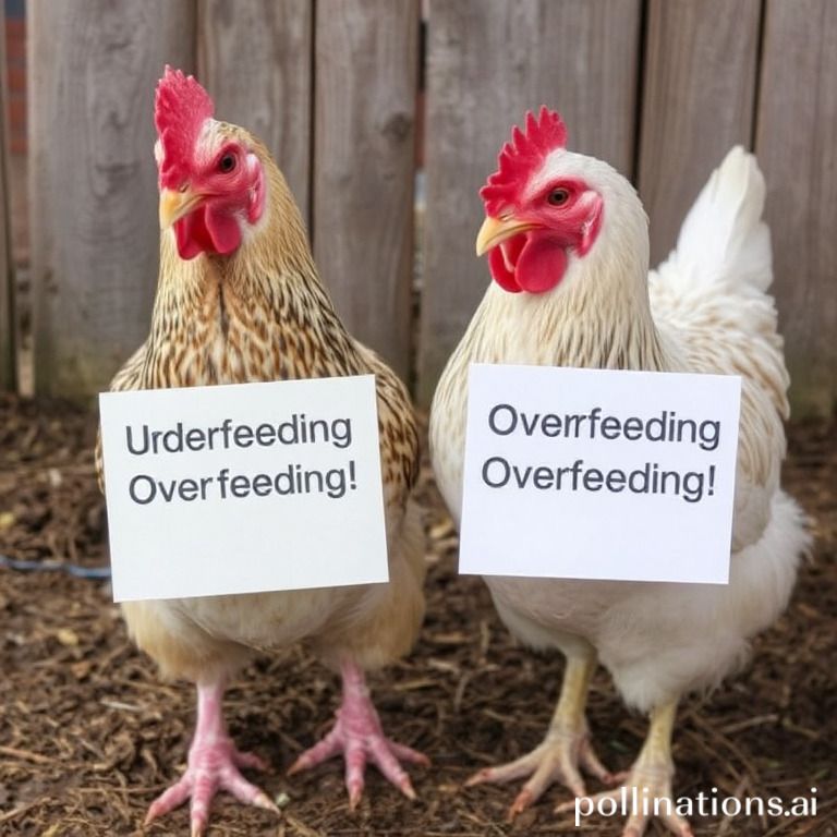 Chickens' Feeding Woes