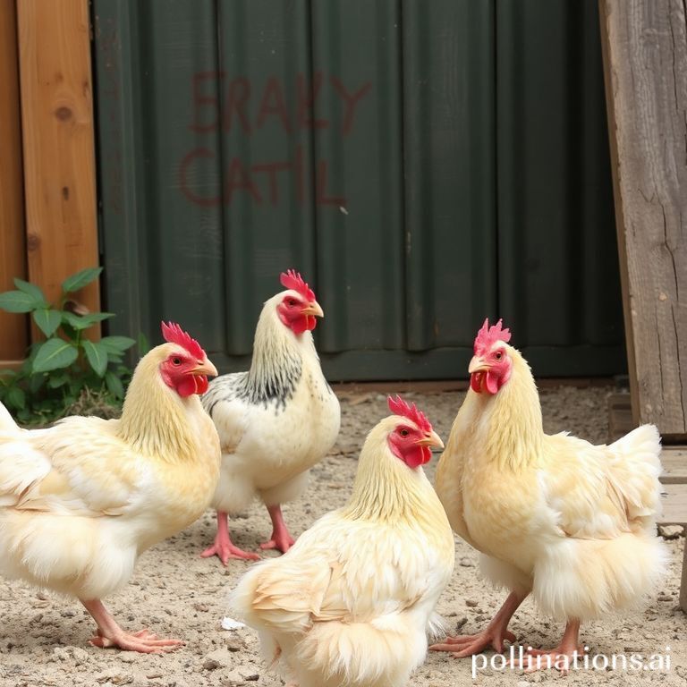 Chickens ready to dust bathe