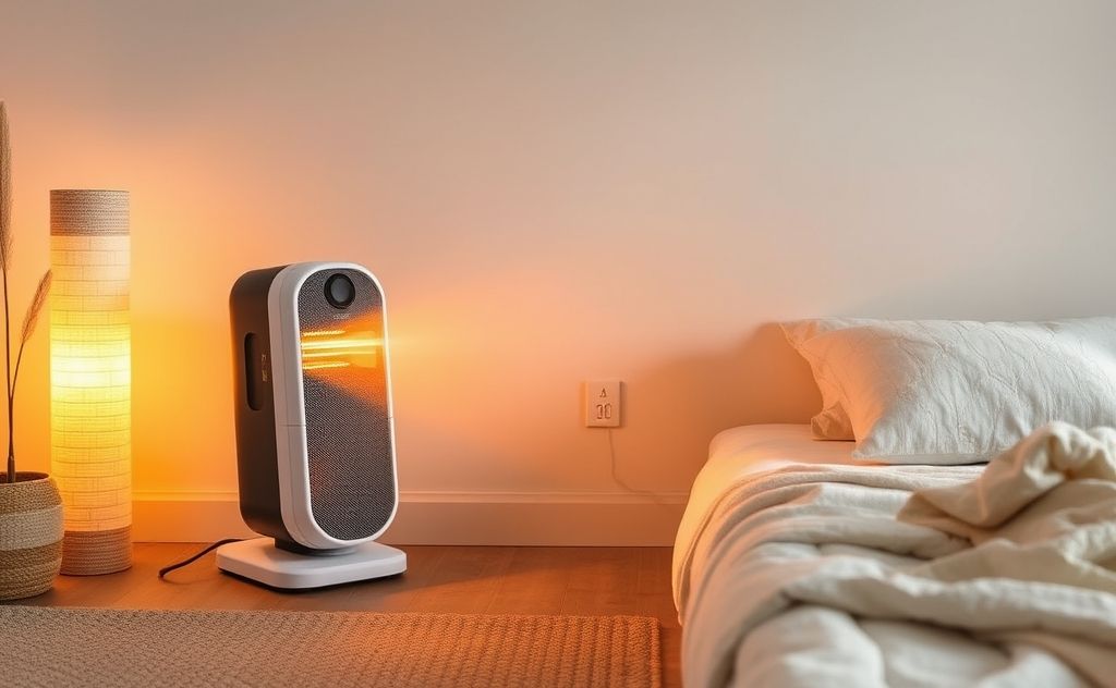 Silent heater with efficient warmth and comfort