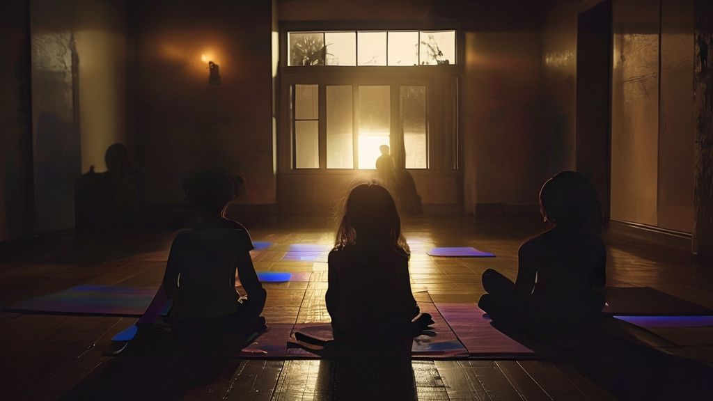 上映会を楽しむ子どもたちの様子