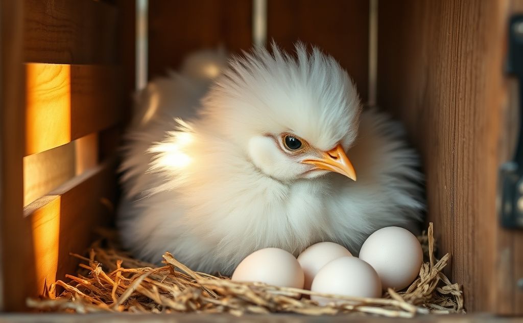 Silkie chickens begin laying eggs at around 6 months