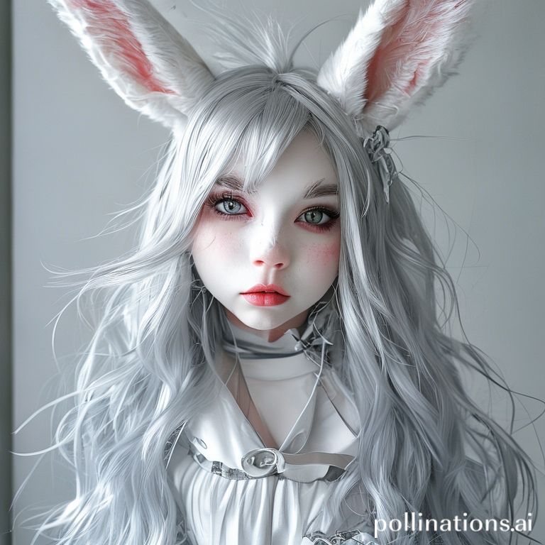 探秘微博Shika小鹿鹿：白发兔耳如何打造颠覆性视觉体验？