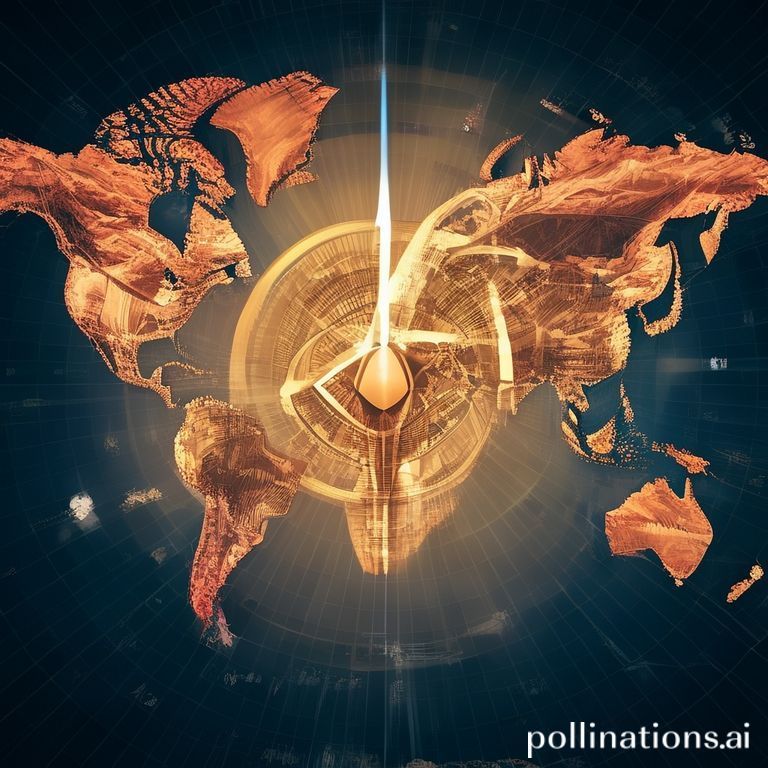 Ilustrasi visual modern yang menggabungkan simbol mata uang kripto dengan elemen militer, menyoroti penerimaan kripto Iran untuk transaksi senjata.