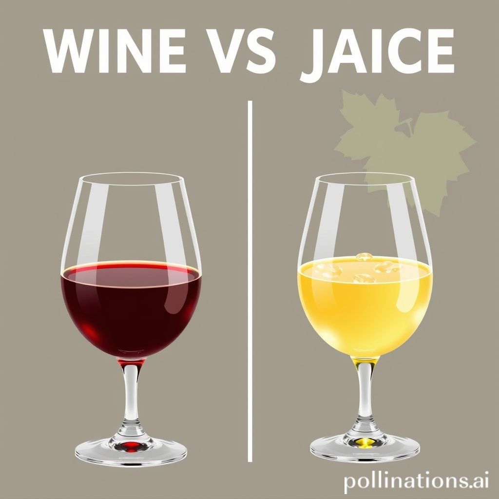 Comparing Wine and Grape Juice: Shared Flavors and Elements