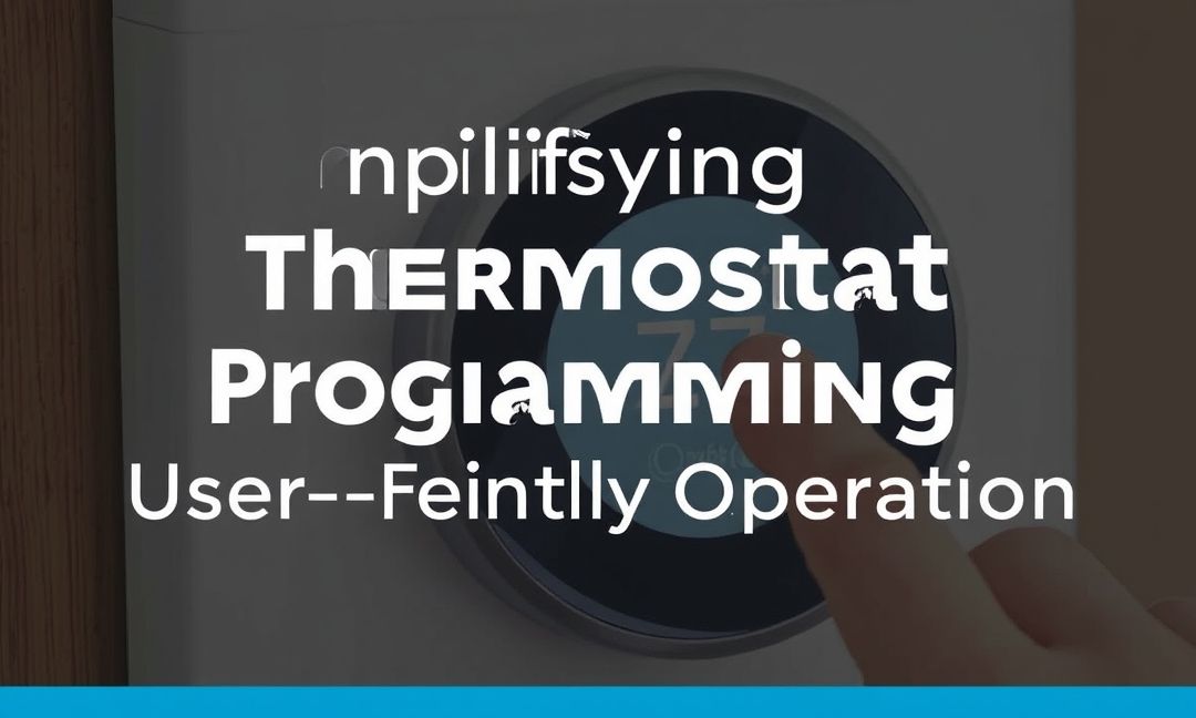 Simplifying Thermostat Programming for User-Friendly Operation