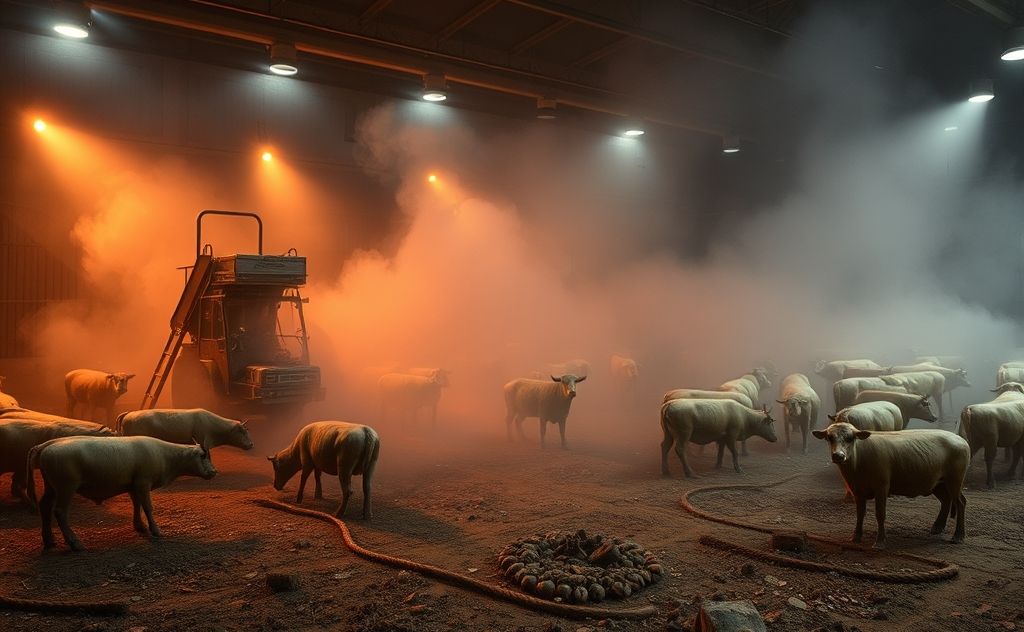 Slaughter process using controlled-atmosphere stunning