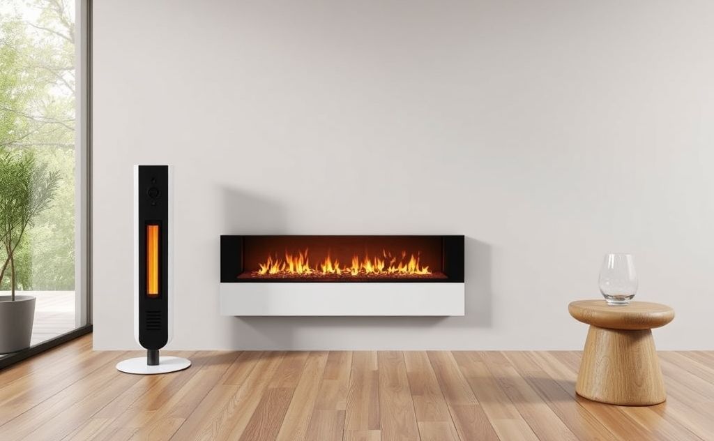 Sleek modern heater design blending form and function