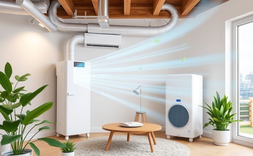 Smart HVAC air purifiers enhancing indoor air quality