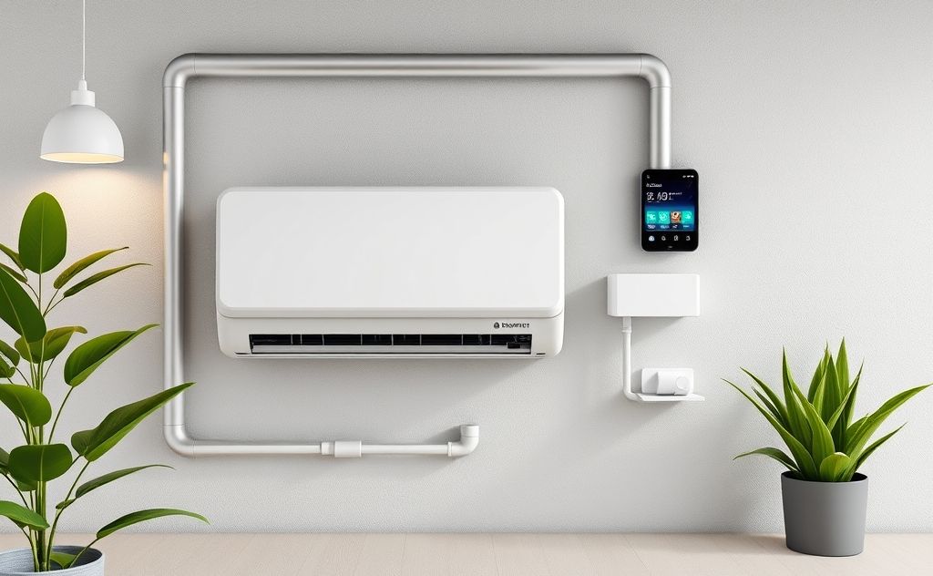 Smart HVAC system with energy-saving features