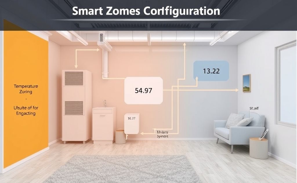 Smart Zone Configuration HVAC temperature zoning