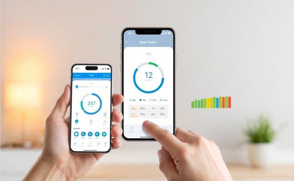 Smart control apps for efficient heater management