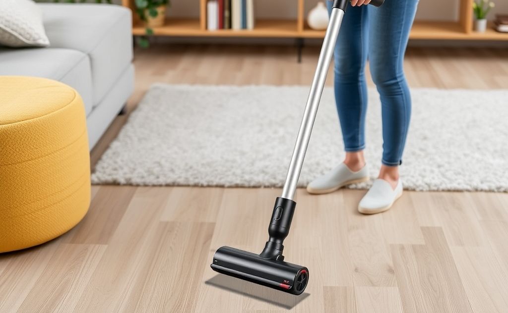 Smart cordless vacuum with long battery life