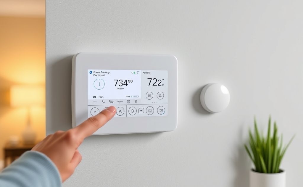 Smart device managing home temperature control