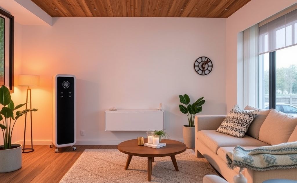 Smart home heater design features modern tech